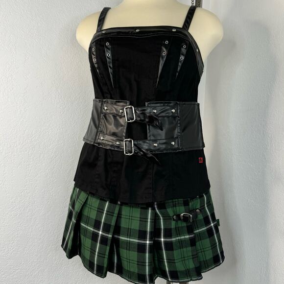 NWT Tripp NYC Black Faux Leather Corset Top Size XL - Picture 1 of 11